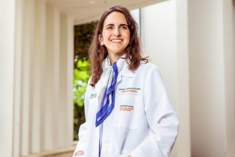 Sabrina Taldone, B.S. ’10, M.D. ’15, MBA ’15, assistant professor at the Miller School of Medicine